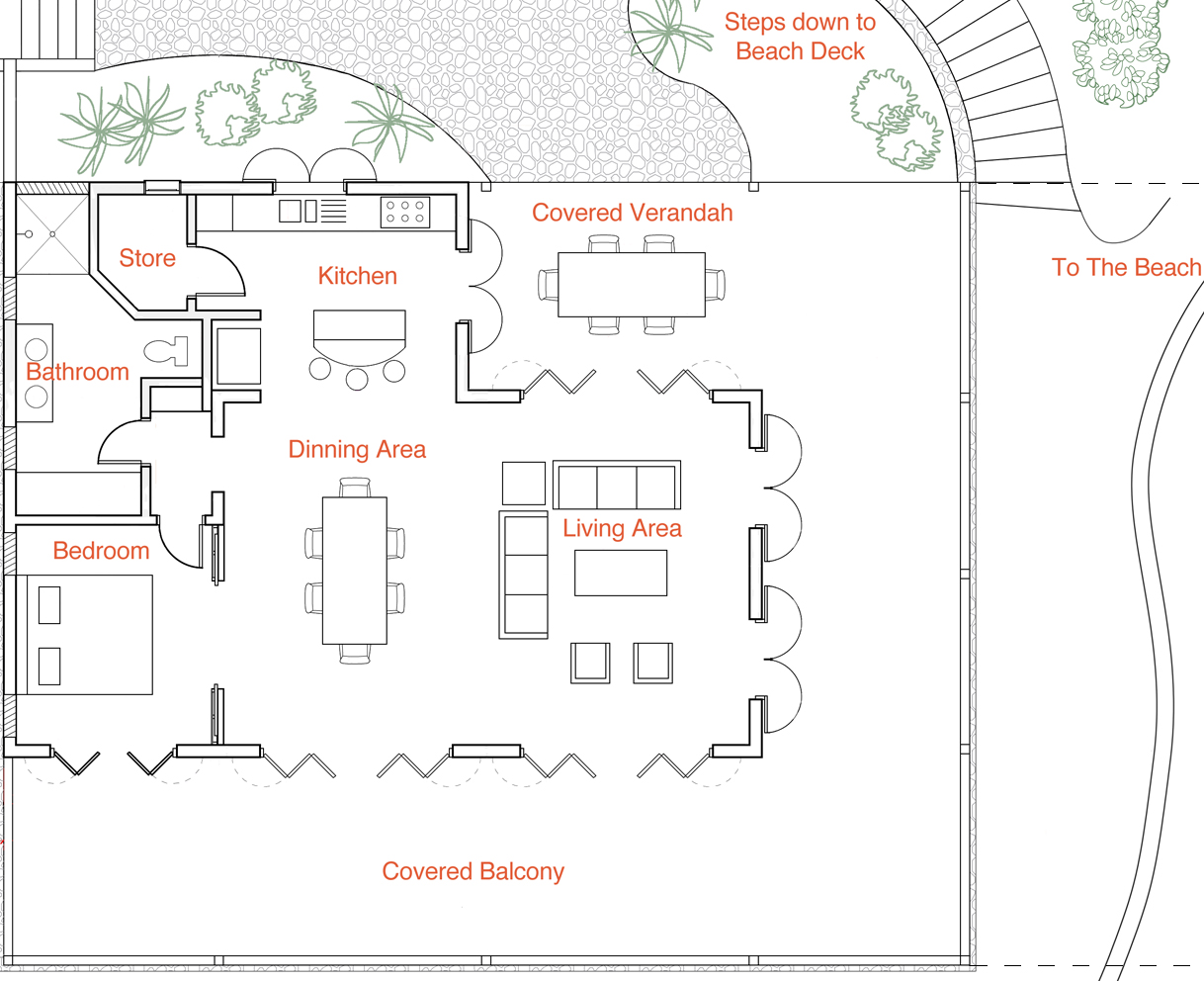 Ocean Deck Floor Plan